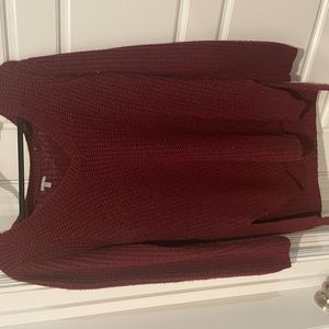 Charlotte Russe V-Neck Sweater Size L